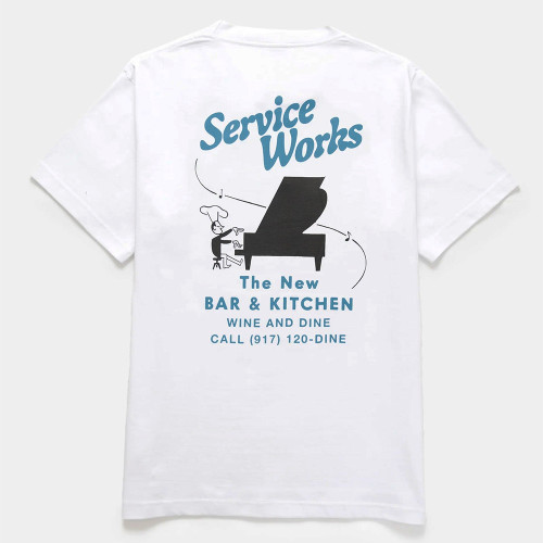 Service Works Unisex κοντομάνικη μπλούζα  Bar & Kitchen Tee
